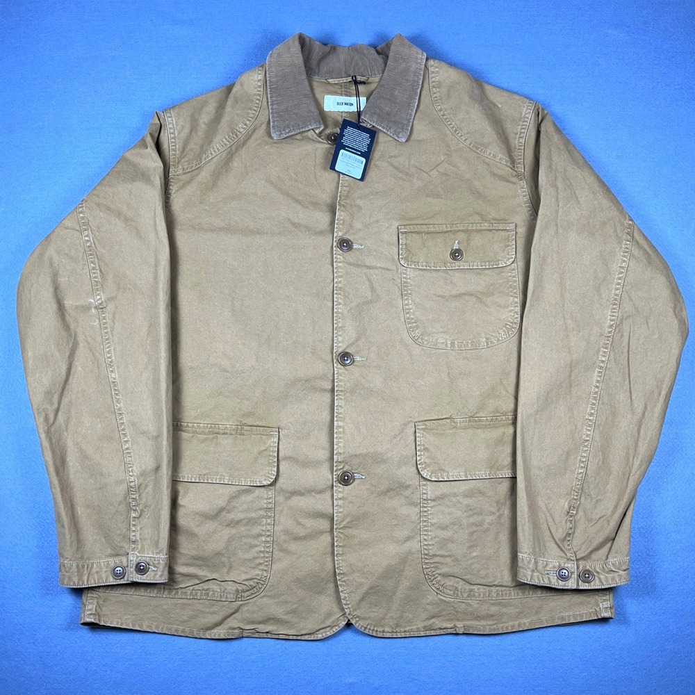NWT! Buck Mason Maple Craftsman Canvas Field Jacket XXL Brown Chore Coat